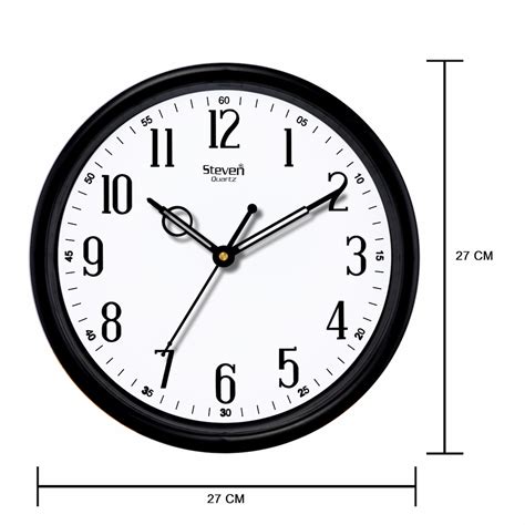 Office Wall Clock-1101(Black) – Steven Quartz LLP