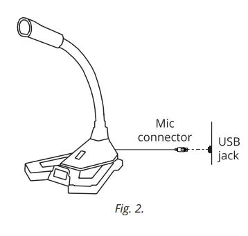 SVEN MK-600 Gaming Desktop Microphone User Manual