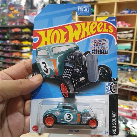 Jual Hot Wheels 32 Ford Super Treasure Hunt THS Gulf Factory Sealed 2022 FS SNS27 Shopee Indonesia