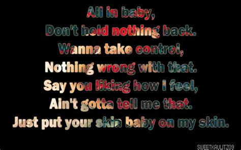 Rihanna Skin Lyrics wallpaper by sweetkaulitz09 on DeviantArt