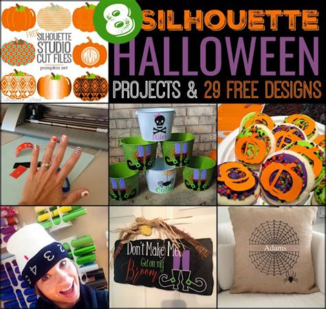 8 Quick and Easy Silhouette Halloween Projects (& 29 Free Halloween Cut Files) - Silhouette School