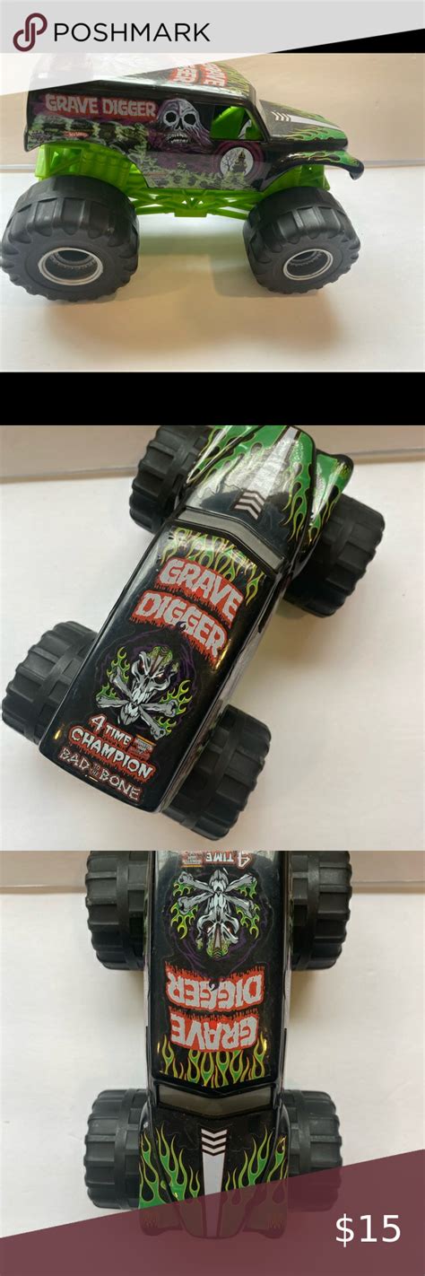 Vintage Hot Wheels Monster Jam Grave Digger Truck Collectible Hot Wheels Monster Jam Vintage