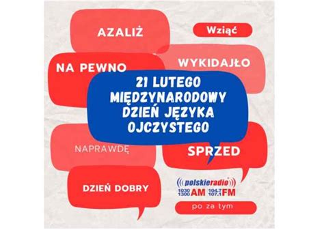 Mi Dzynarodowy Dzie J Zyka Ojczystego Polskie Radio Chicago