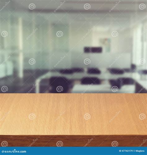 Empty modern office desk stock image. Image of backdrop - 47742179