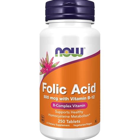 Jual Now Foods Folic Acid Mg Capsules Vitamin B B B Complex