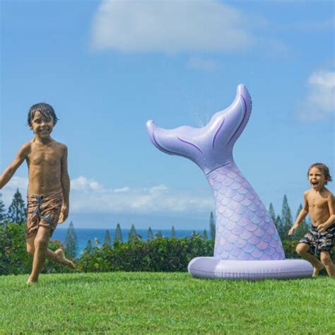 PoolCandy Inflatable Jumbo Mermaid Tail Sprinkler, 1 - Kroger