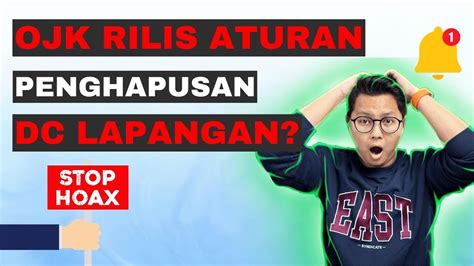 Resmi Ojk Rilis Aturan Penghapusan Dc Lapangan Awas Hoax Youtube