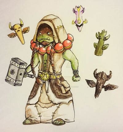 Hearthstone - Shaman by rabbitDoodles on DeviantArt