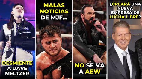 DREW MCINTYRE RENUEVA CON WWE ACTUALIZACIÓN DE MJF Y SU LESIÓN