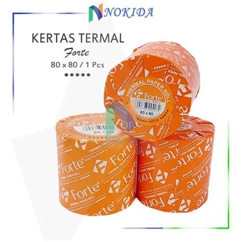 Jual Nokida Kertas Thermal Struk Forte 80 X 80 Kertas Termal Gulung