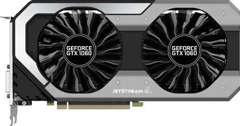 Palit GeForce GTX 1060 Super JetStream 6GB GDDR5 (192 bit) 3x DP, HDMI ...