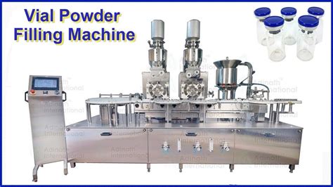 Vial Powder Filling Machine Vial Filling Machine Youtube