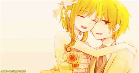 Anime Anime Hug GIF - Anime Anime Hug Couple - Discover & Share GIFs