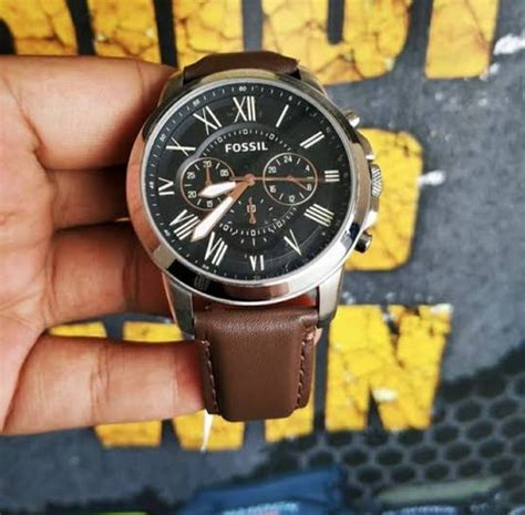 Jual Jam Tangan Pria Merek Fossil Grant FS 4813 FS4813 Original 4 4cm