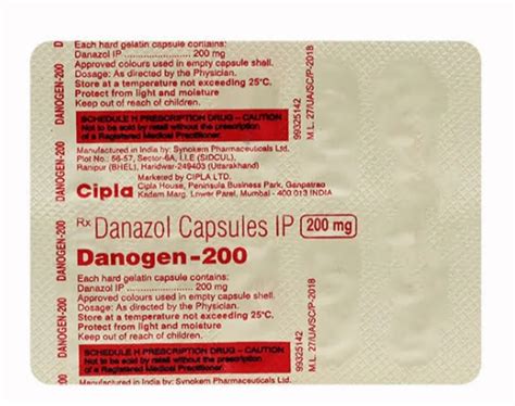 Danogen Danazol Mg Capsules At Rs Stripe Pharmaceutical