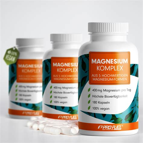 MAGNESIUM Komplex Aus 5 Hochwertigen Magnesium Formen