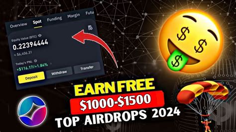 Get Free 1000 2000 New Instant Airdrop 2024 Upcoming Biggest Airdrop🪂🪂 Youtube