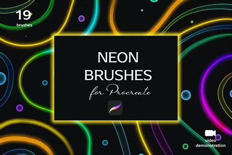 The Best Neon Procreate Brushes For Lit Designs