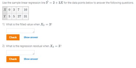 Answered Use The Sample Linear Regression Line… Bartleby