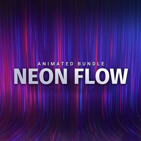 Neon Flow Twitch Overlay Bundle 1 Twitch