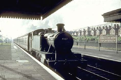 Small Heath And Sparkbrook Station Gwr 2 6 2t No 4167 A Class 51xx Large Prairie Locomotive