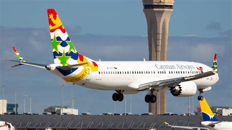 VP CIY Cayman Airways Boeing 737 MAX 8 By Mark S AeroXplorer Photo