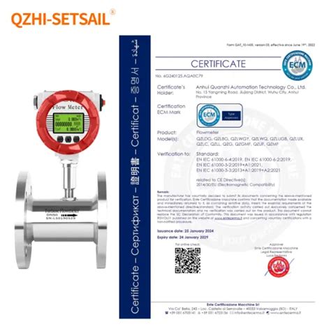 Pulse 4 20ma Rs485 Smart Meter Flow Meter For Diesel Fuel Oil Milk