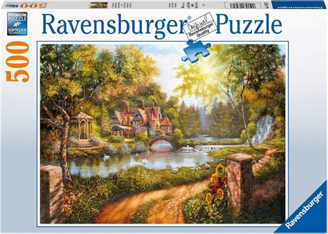 Amazon Ravensburger 16582 Cottage On The River 500 Pieces