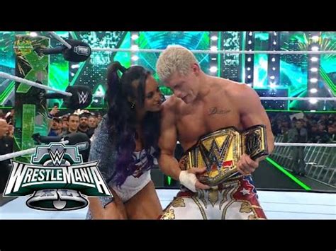 WWE Wrestlemania Night 2 Review Cody Rhodes Finishes His Story