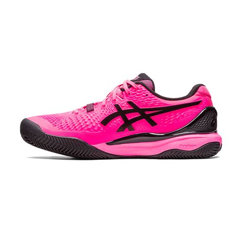 Asics Gel Resolution Clay 9 Men S Tennis Shoes Hot Pink Black