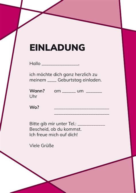 Einladungskarten Kindergeburtstag Zum Ausdrucken Kostenlos Als Pdf