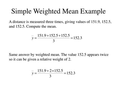 Ppt Weights Of Observations Powerpoint Presentation Free Download