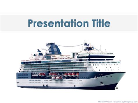 Free Cruise Ship PowerPoint Templates - MyFreePPT.com