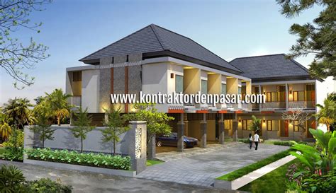 Kontraktor Rumah Di Denpasar Desain Kos Kosan Minimalis Pak Surya Luas