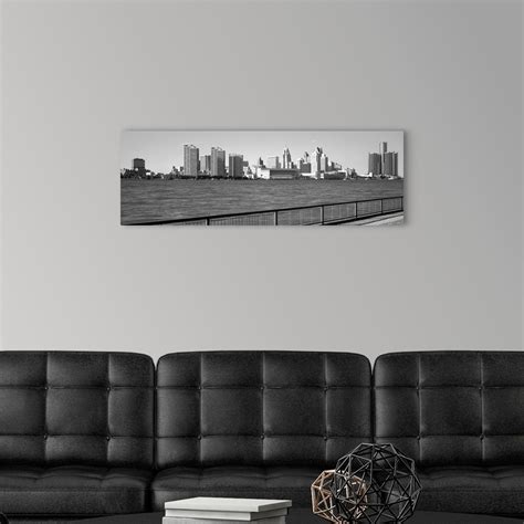 Skyline Detroit MI Wall Art, Canvas Prints, Framed Prints, Wall Peels ...