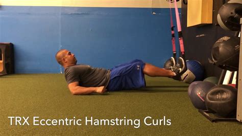 Trx Eccentric Hamstring Curls Youtube