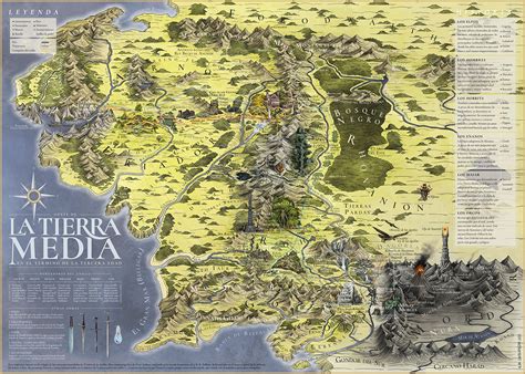 🔥 [75+] Map Of Middle Earth Wallpaper WallpaperSafari