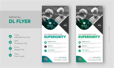 Premium Vector Clinic Report Brochure Template Medical Healthcare