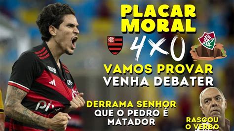 PLACAR MENTIROSO FLA 1x0 FLU VAMOS PROVAR DECRETO DO ESTÁDIO