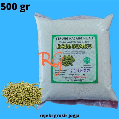 Jual Tepung Kacang Hijau Organik Gram Green Bean Powder Organic