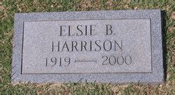 Elsie Lee Bradley Harrison M Morial Find A Grave