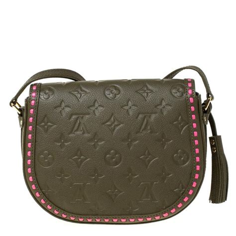 Louis Vuitton Olive Green Monogram Empreinte Leather Junot Shoulder Bag For Sale At 1stdibs Lv