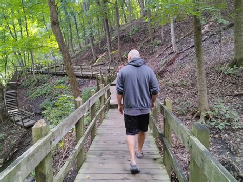 Hiking At Pikes Peak State Park In Iowa