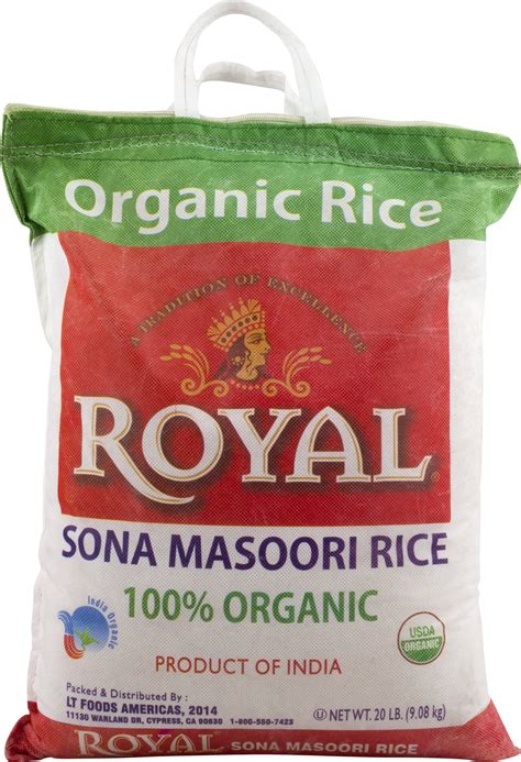 Royal Organic Sona Masoori Rice 20 Lbs Walmart