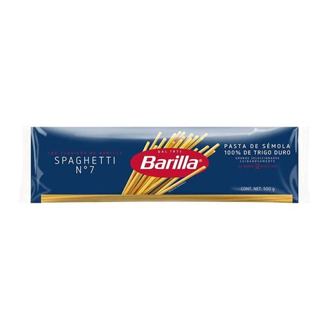 Pasta Barilla Spaghetti No 7 500 G Walmart