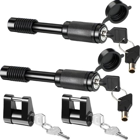 Amazon.com: Fulmoon 2 Set Trailer Hitch Locks and Coupler Lock Set Fits