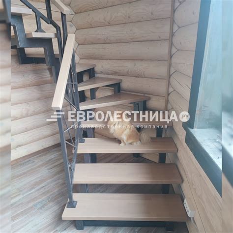 Лестница на металлическом каркасе в г. Перми - Евролестница.рукупить ...