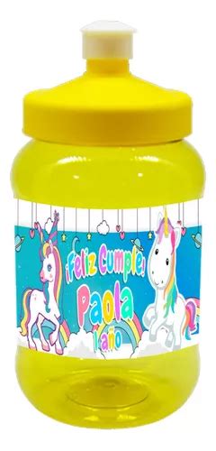 20 Cilindros Botes Dulcero Bolo Fiesta Infantil Unicornios Meses Sin