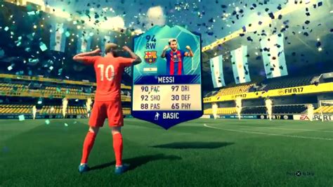 Tott Messi In A Free Dko Pack Fifa 17 Messi In A Pack Amazing Fut