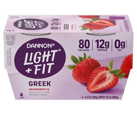 20 Dannon Light And Fit Greek Yogurt Nutrition Facts - Facts.net